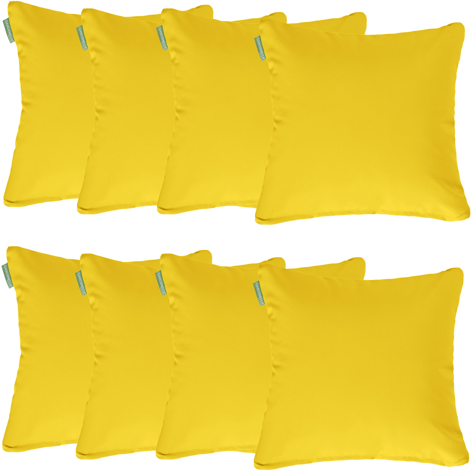 Garden Scatter Cushion Outdoor Furniture Pillows - Yellow / 8