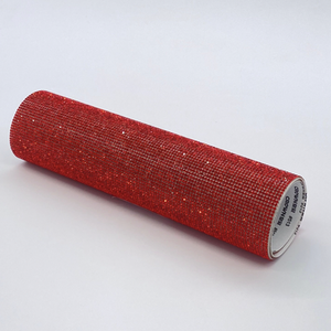 Red Self Adhesive Rhinestone Sheet