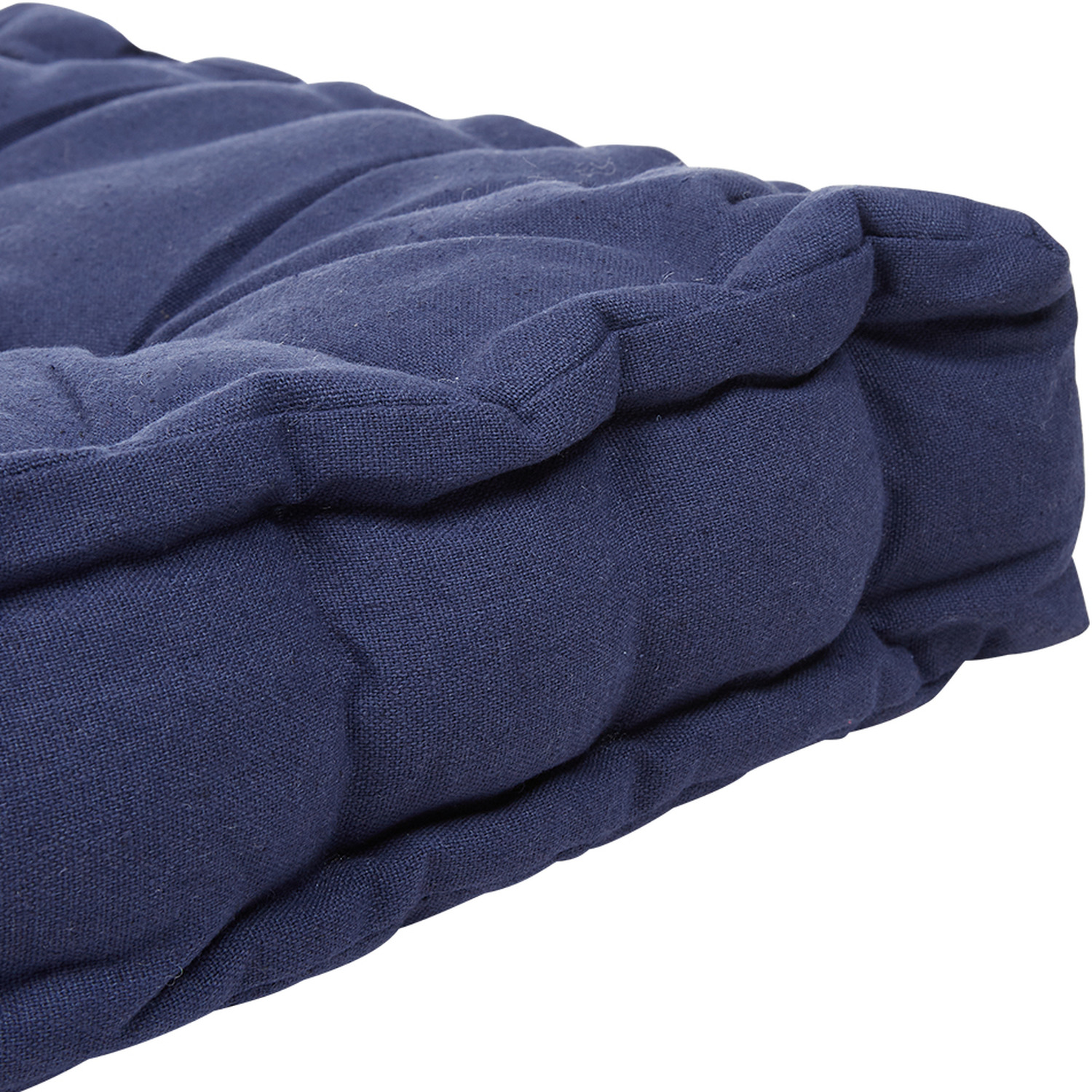 Garden Chair Cushion With Carry Handle - Blue