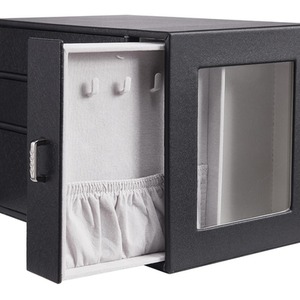 Black Jewellery Box with Display Window shot 8038537