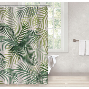 Tropical Leaf Shower Curtain
