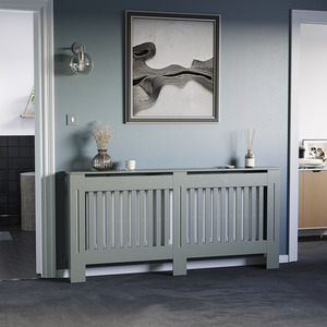 Grey / 172cm Chelsea Radiator Cover shot 8337590
