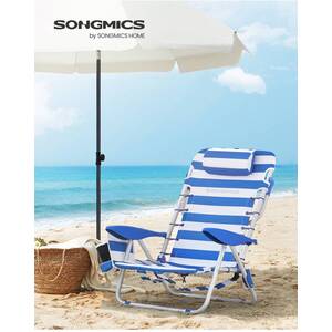 SONGMICS Set of 2 Portable Beach Chairs