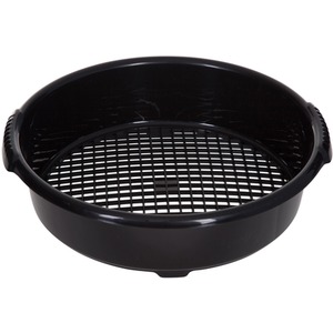 Large Round Plastics Garden Sieve Black Riddle Soil Sifter Gardening