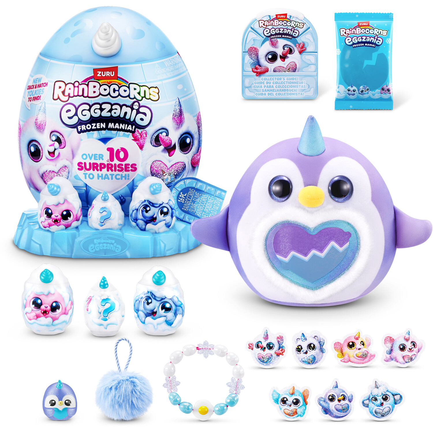 EGDE Lサイズ　REBOOT RE / RAINBOW　2種セット Rainbocorns Eggzania Frozen Mania Toy