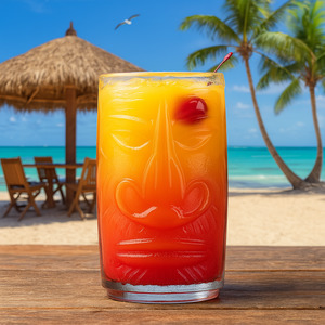 Tiki Sardinia Highball Glasses - 460ml - Pack of 4