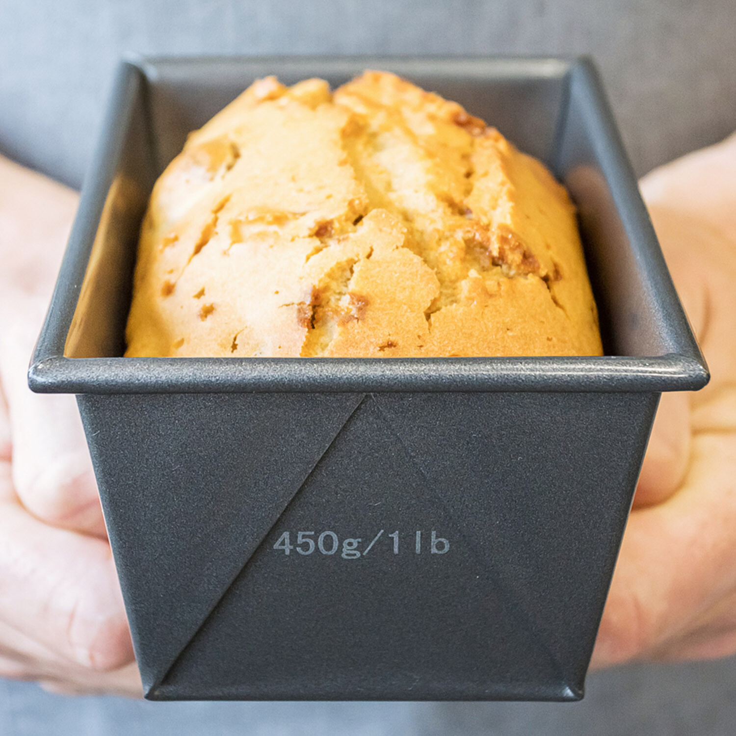 MasterClass Non-Stick 1lb Box Sided Loaf Pan - Grey