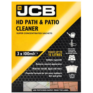 JCB HD Path  Patio Concentrated Cleaner Satchets 3x100ml