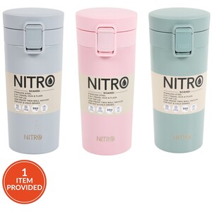 Nitro Stainless Steel Scandi Travel Mug and Flask