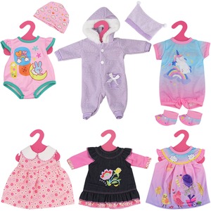 Set Of 6 Adorable Outfits With Cute And Stylish Clothes For Baby Dolls