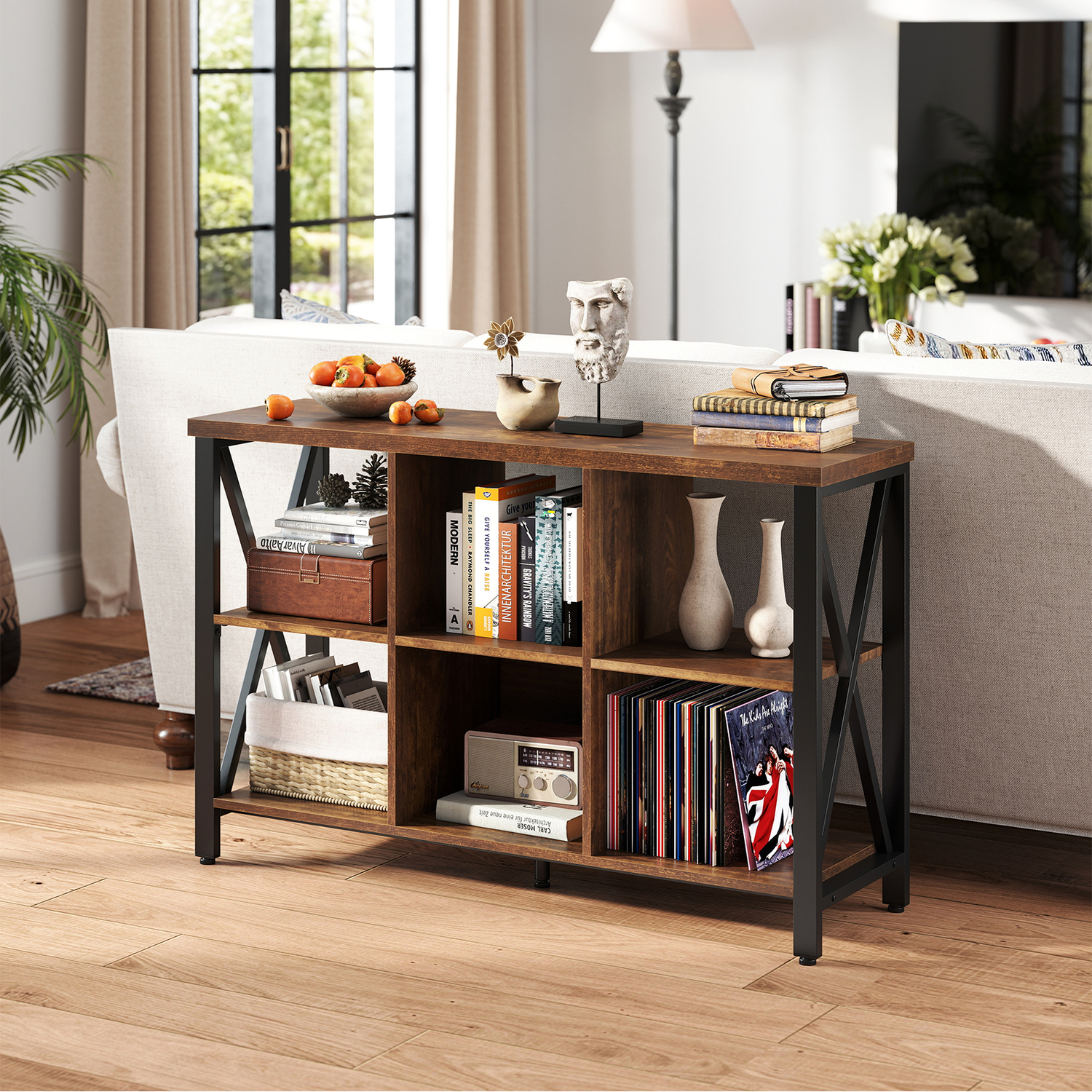 6-cube Storage Organizer - Brown