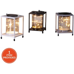 Solar Powered Square Lantern