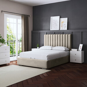Evangeline Panel Ottoman Bed with Headboard