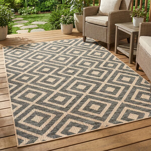 Diamond Geo Indoor and Outdoor Rug
