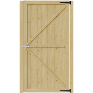 Darphe Timber Garden Gate with Latch
