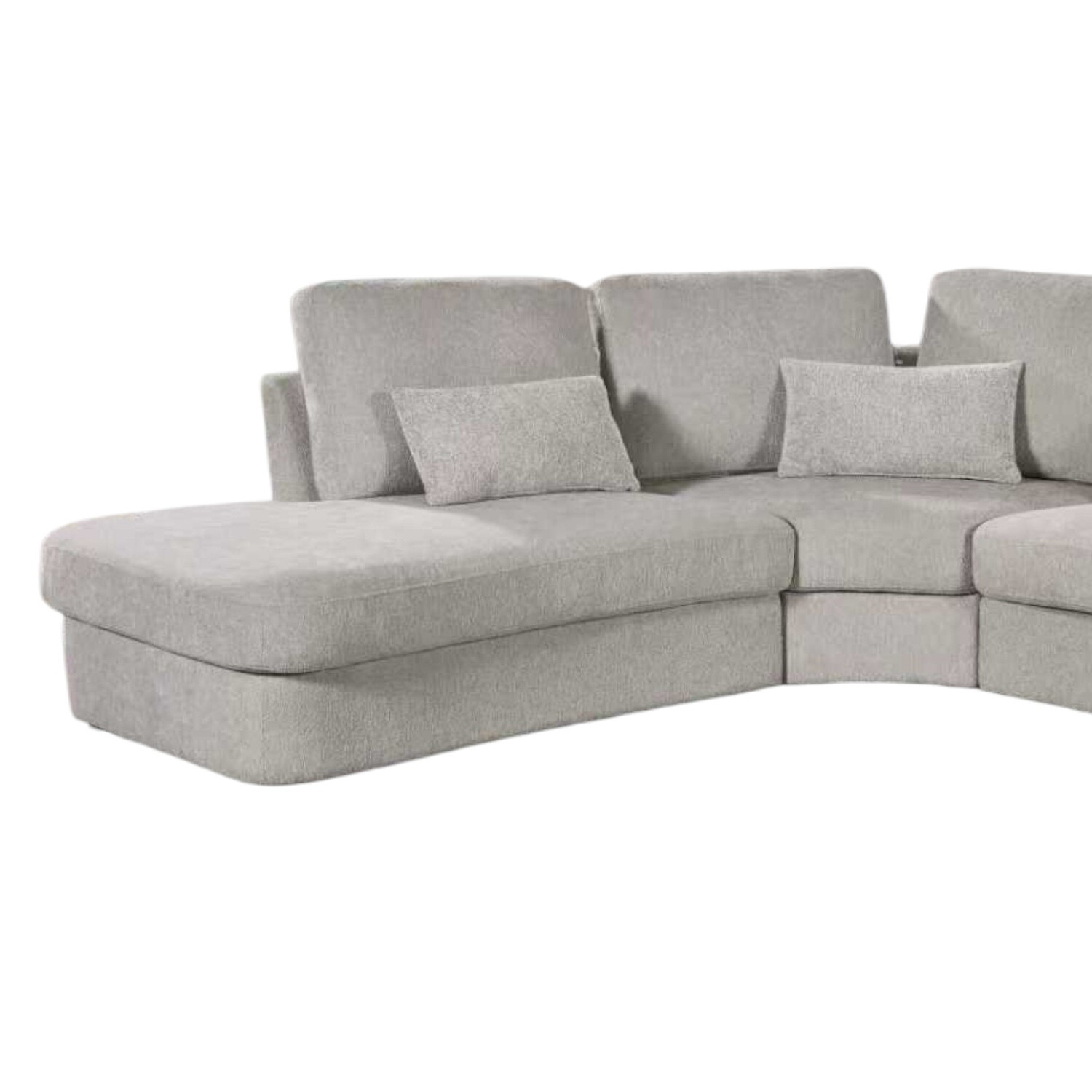 Mabel Corner Sofa - Cream Left-hand