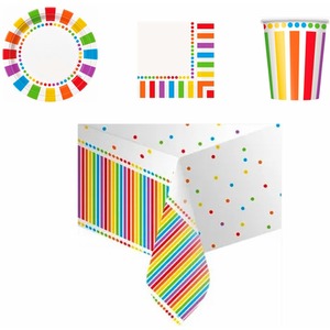 Rainbow Stripes Tableware