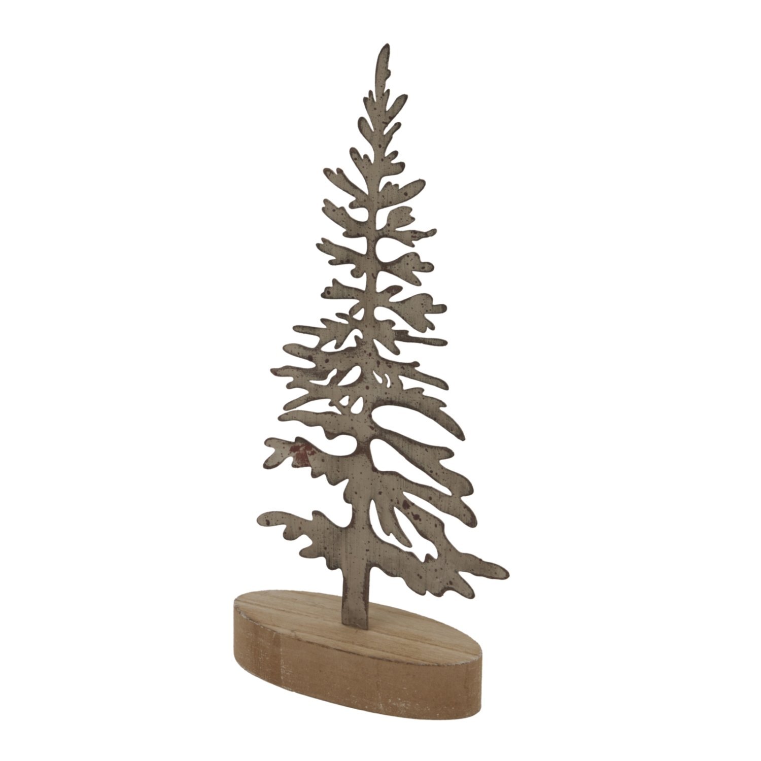 Image of Rustic Silhouette Tree Sculpture on Stand&hellip;