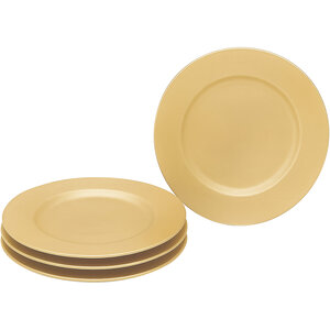 Dia Gold Finish Flat Style Charger Plate
