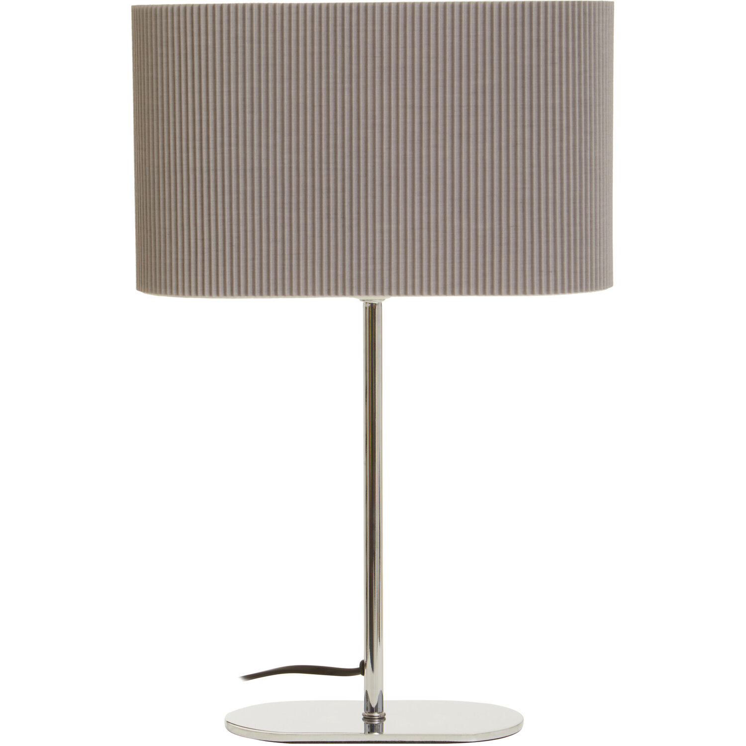 Lilian Shiny Silver Table Lamp - Silver
