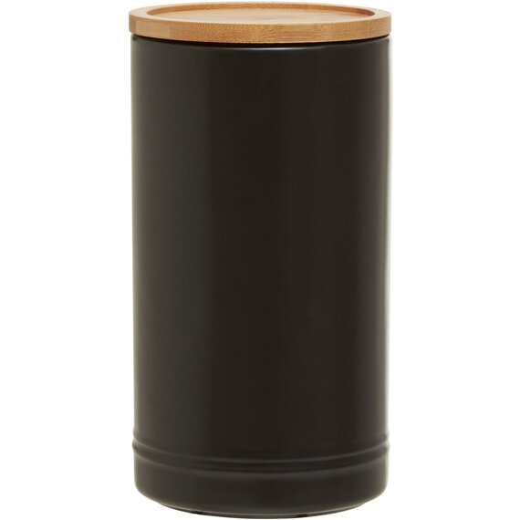 Fenwick Black Large Stoneware Canister