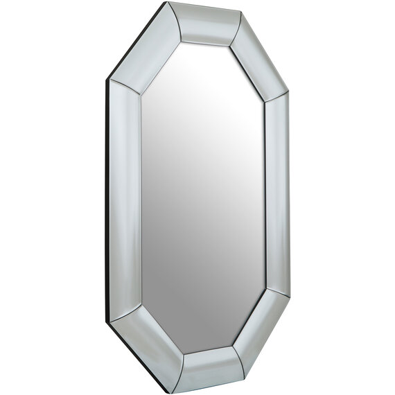 Josie Silver Hexagon Wall Mirror