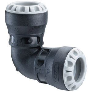 Plasson Pushfit Elbow 25 x 25mm - PP1005U0025 - Durable Plumbing Solution