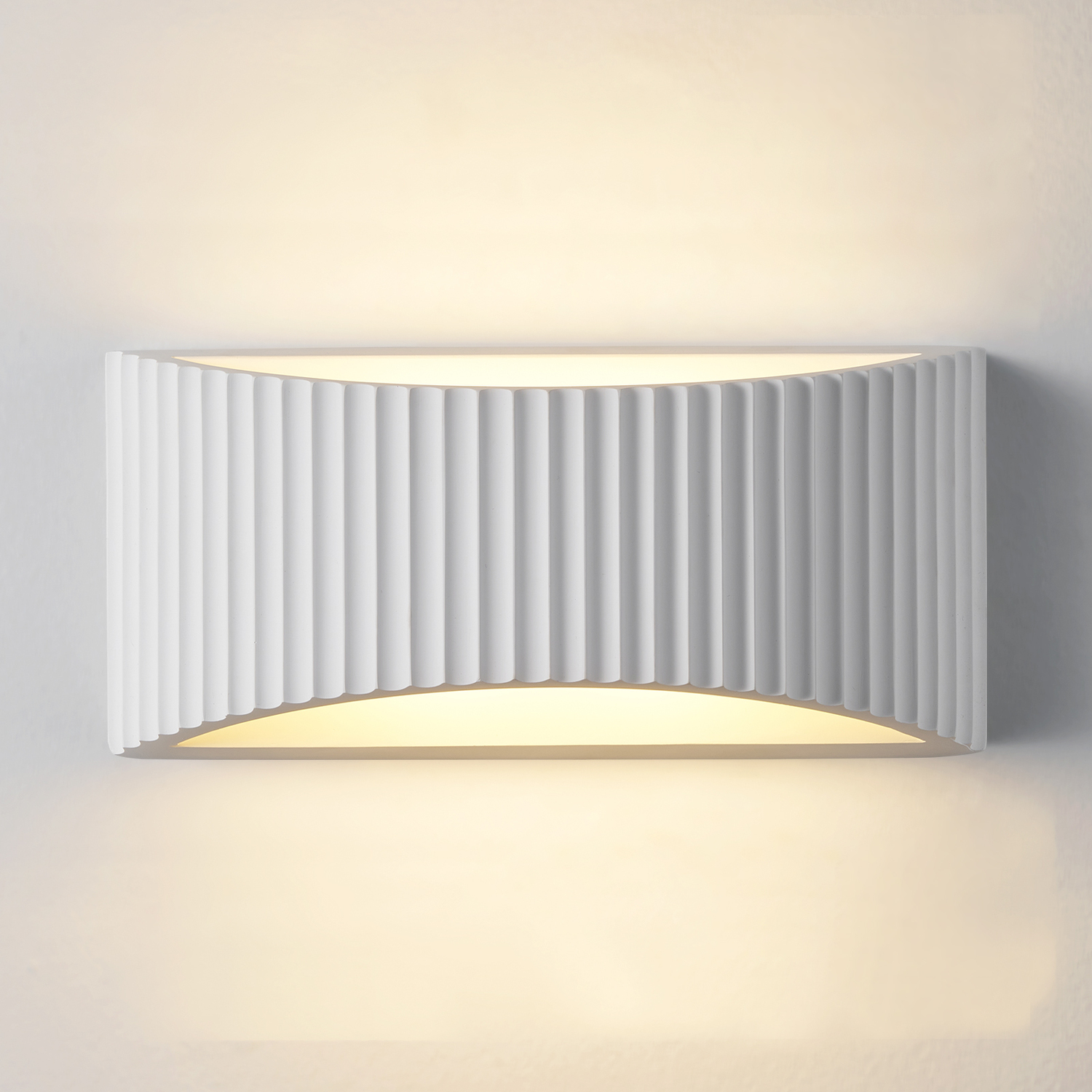 Image of Ceramic Wall Light - White /&hellip;