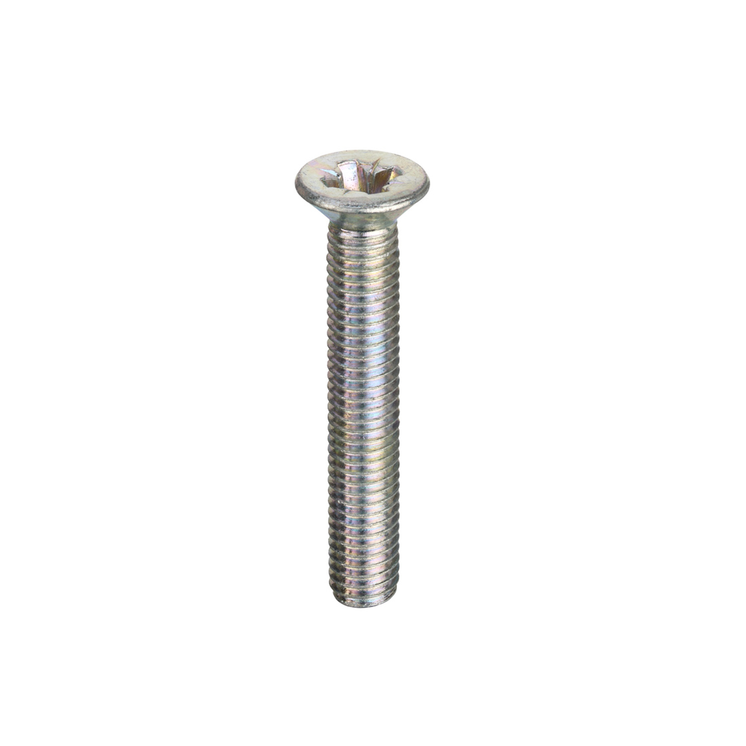 Unifix Machine Screws Pozi Csk Head DIN 965Z BZP - M6 x 12 in Silver