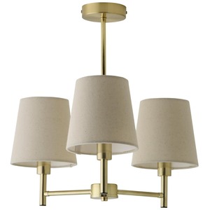 Kincaid 3 Arm Chandelier Ceiling Light with Tapered Shades
