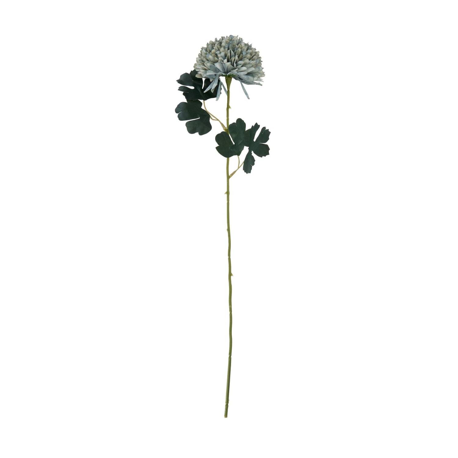Set of 3 Pale Chrysanthemum Artificial Stems - Pale Blue