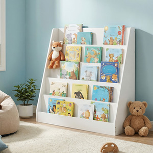 Children's Bookshelf, Montessori 5-Tier Book Display Rack
