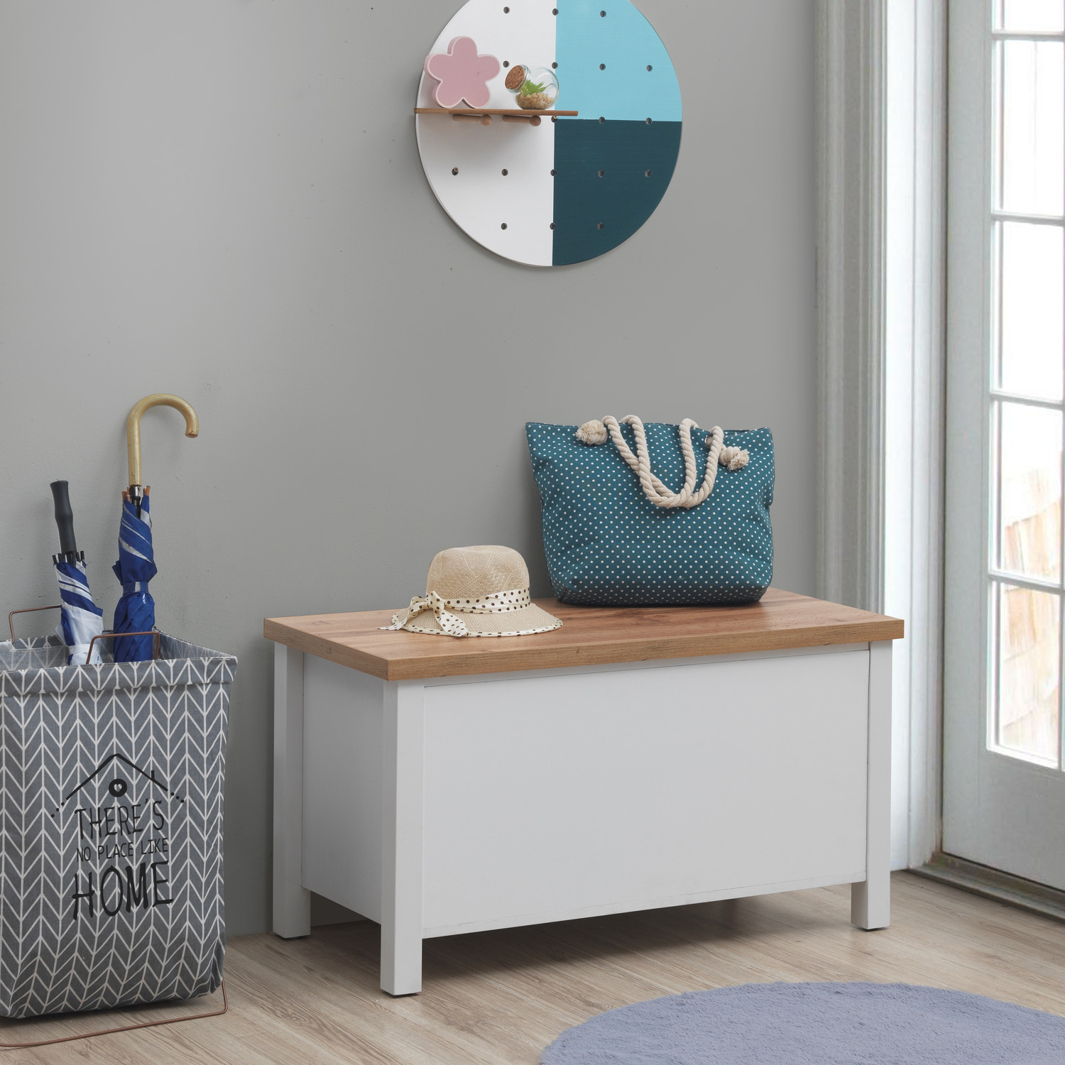 Astbury Ottoman Blanket Box - White
