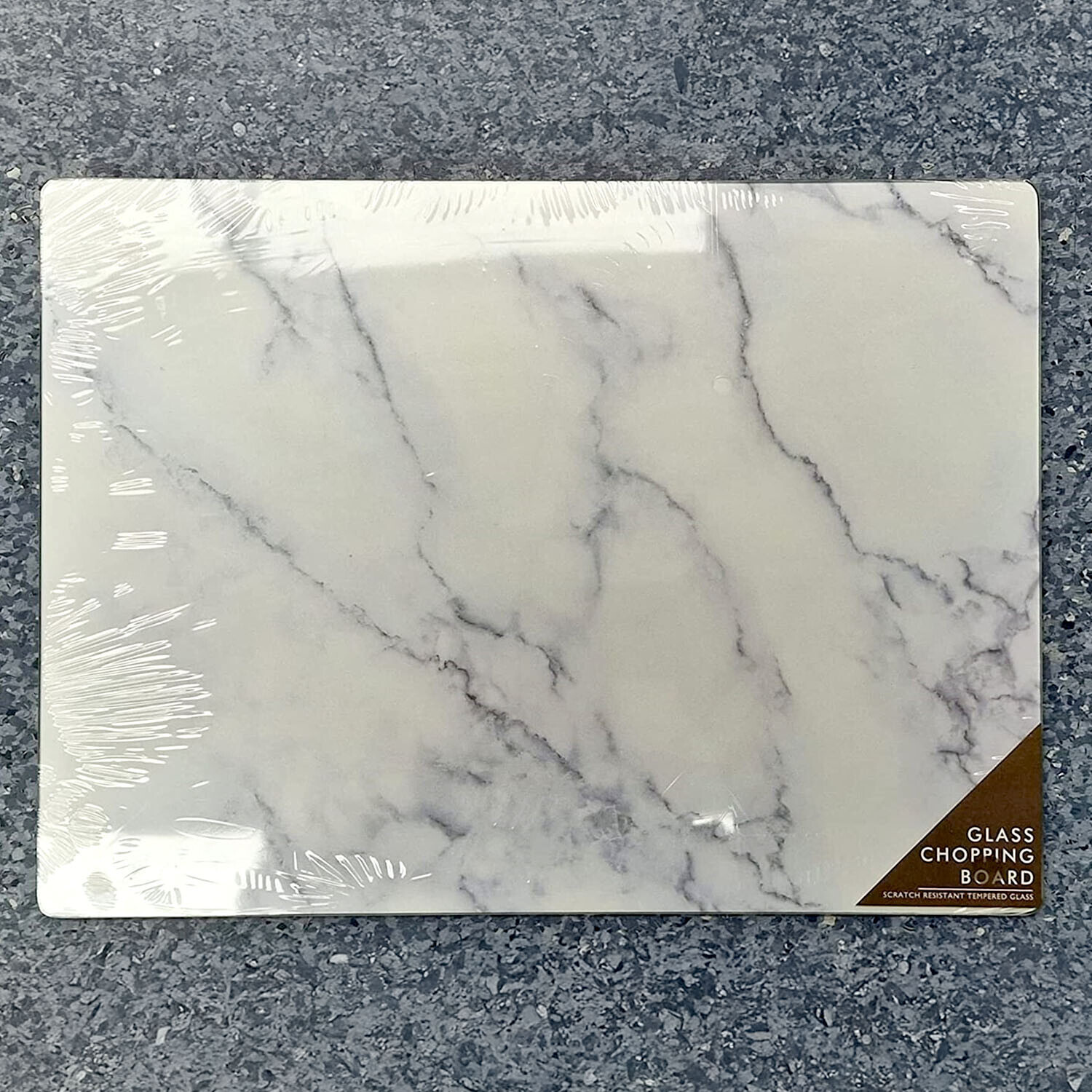 Image of 4 X Tempered Glass Placemats Marble&hellip;