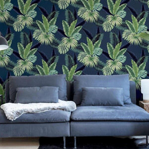 Miami Tropics Bedroom Quality Wallpaper