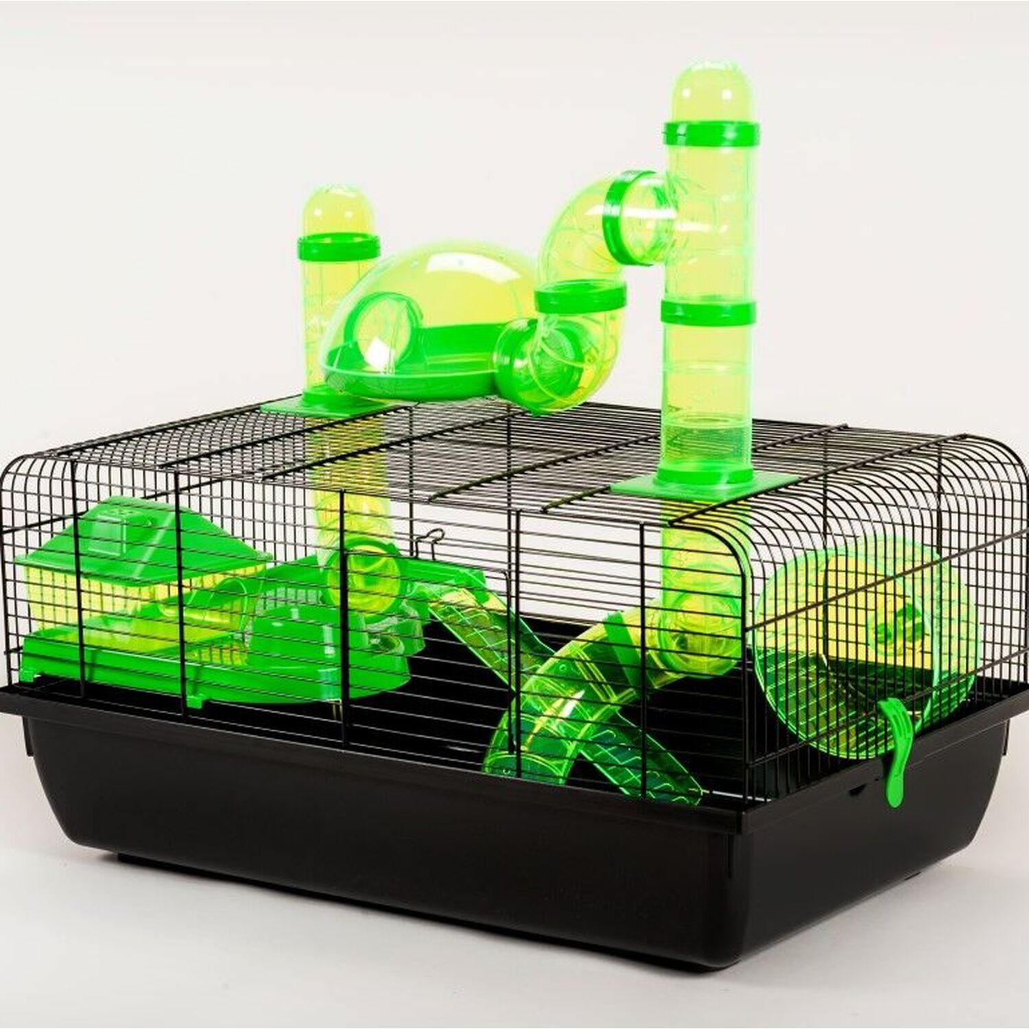 Little Friends The Landmark Small Animal Cage - Green, Green