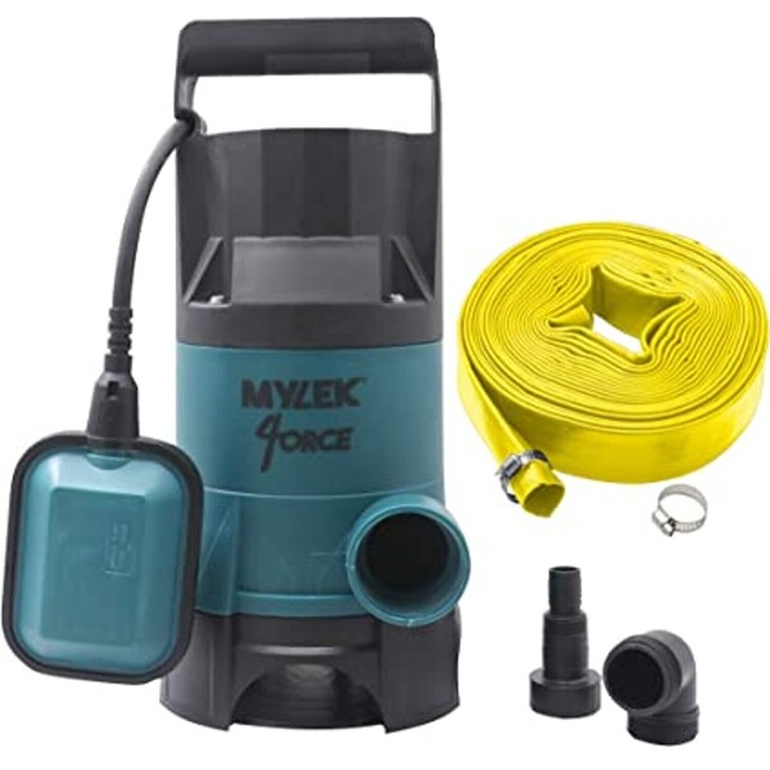 Submersible Water Pump Electric 400W with Optional Hose - Yellow