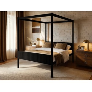 Maddy 4 Poster Bed Black