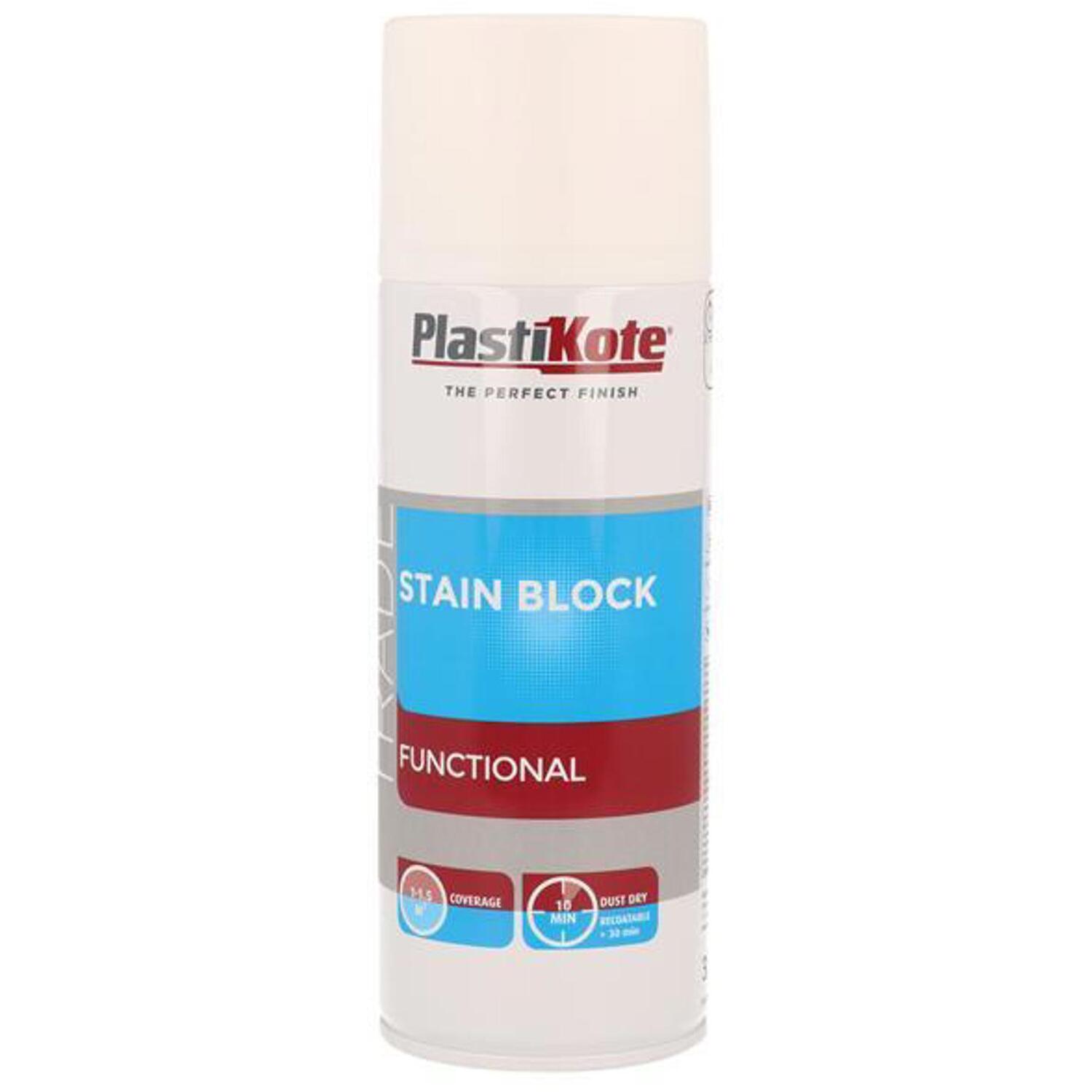 Stain Block Spray 400Ml, White, By Plastikote - Image 7
