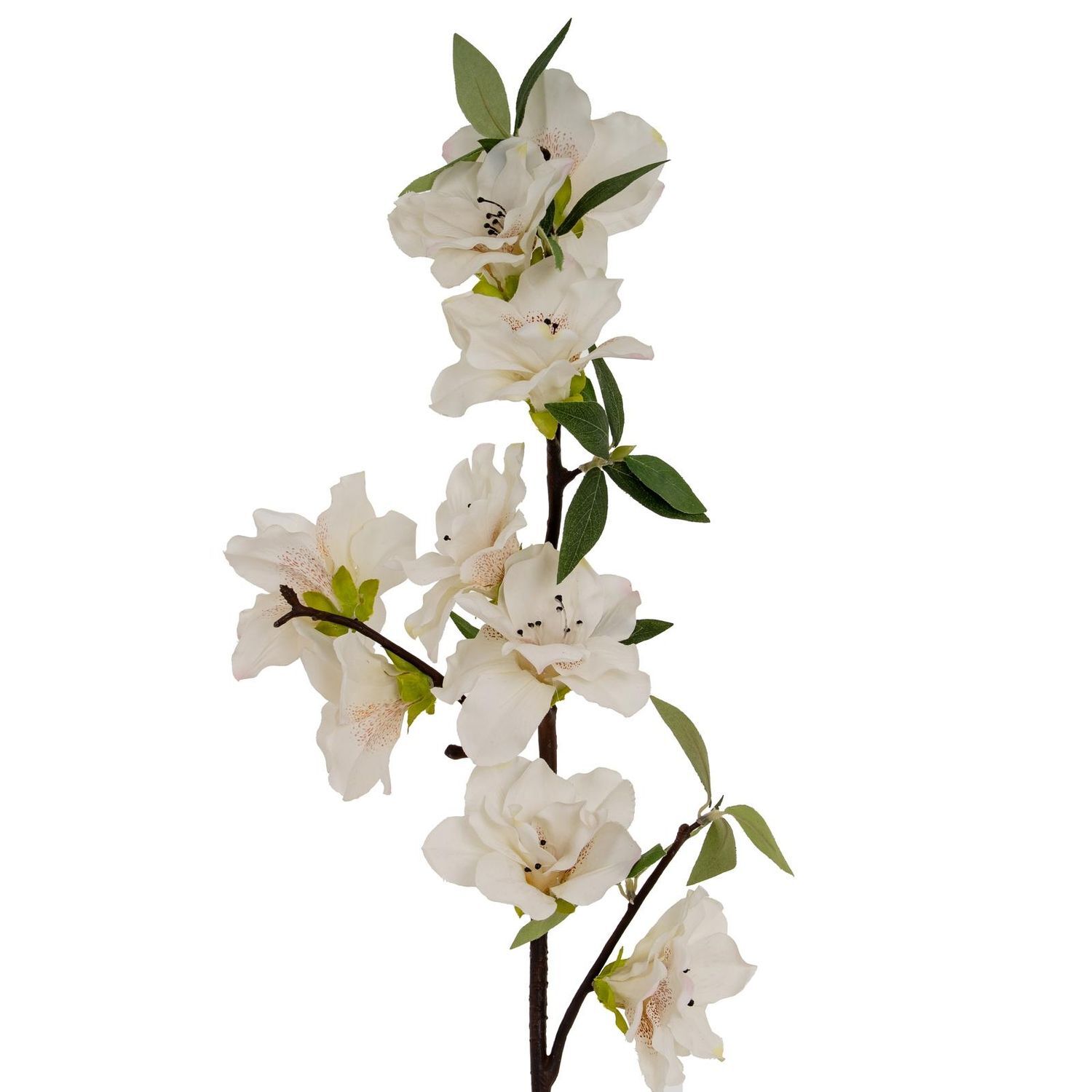 Hill Interiors Large Bloom Artificial Flower Spray - White