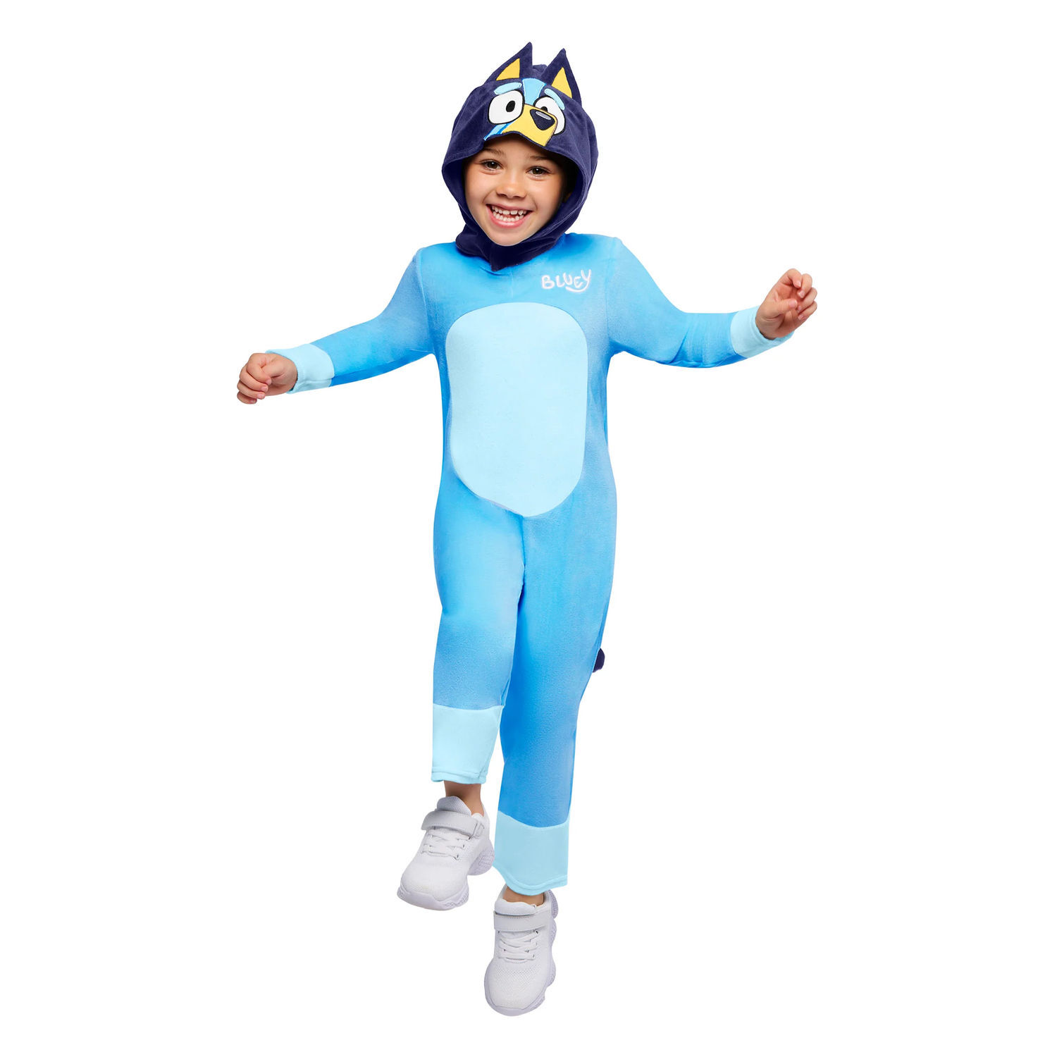 Bluey Childrens/Kids Deluxe Logo Plush Jumpsuit Set - Sky Blue