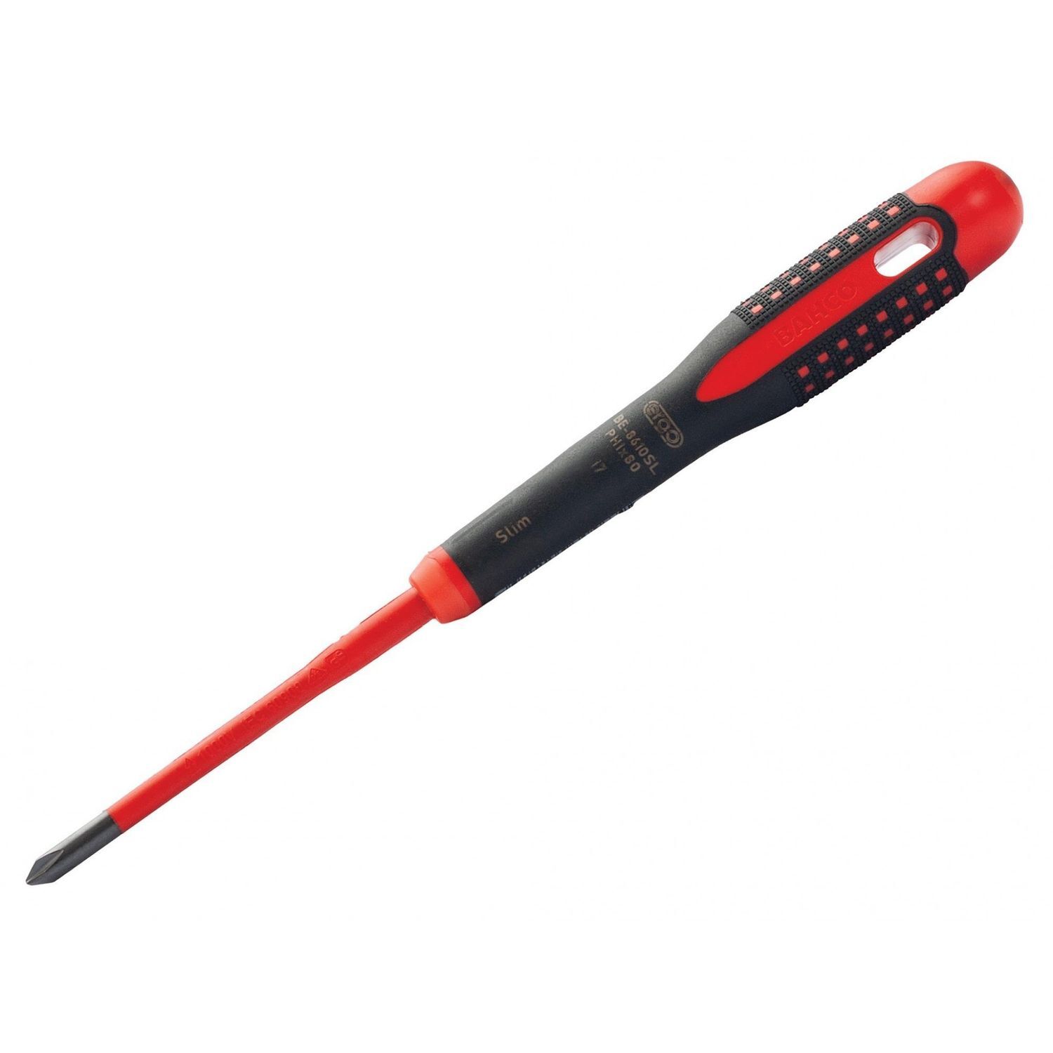 Bahco Ergo Slim Vde Insulated Screwdriver, Phillips - Multi Colour