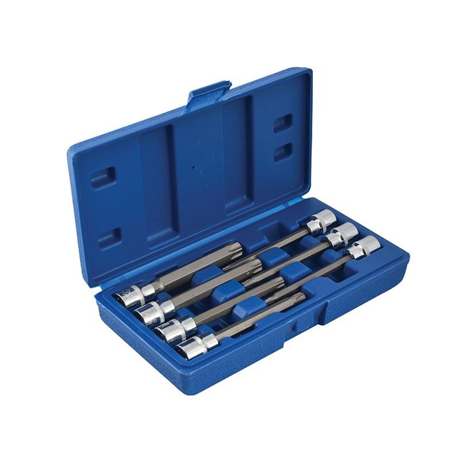 Bluespot Tools 3/8In Drive Extra Long Torx Socket Bit Set, 7 Piece - Multi Colour