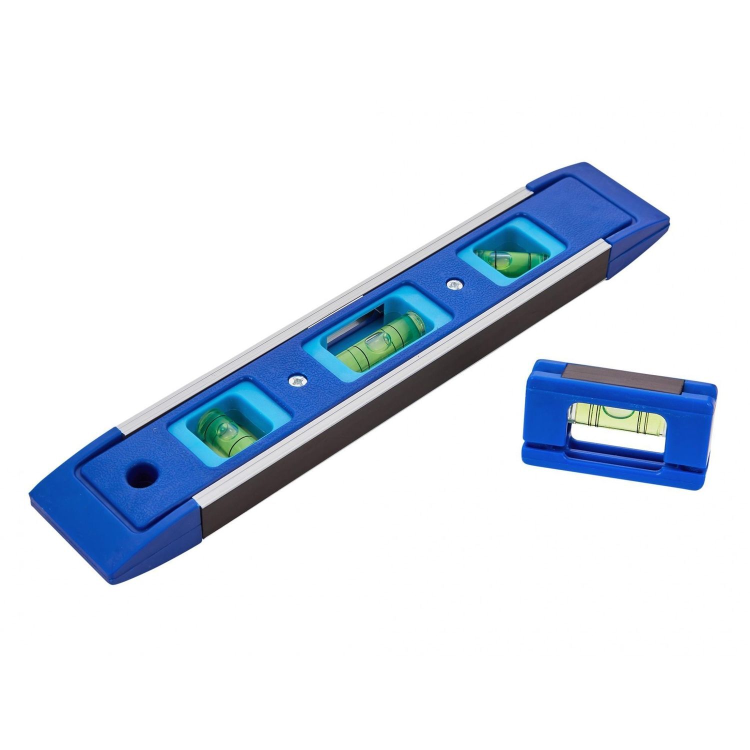 Bluespot Tools Magnetic Torpedo Level 22.5Cm With Magnetic Mini Level - Multi Colour