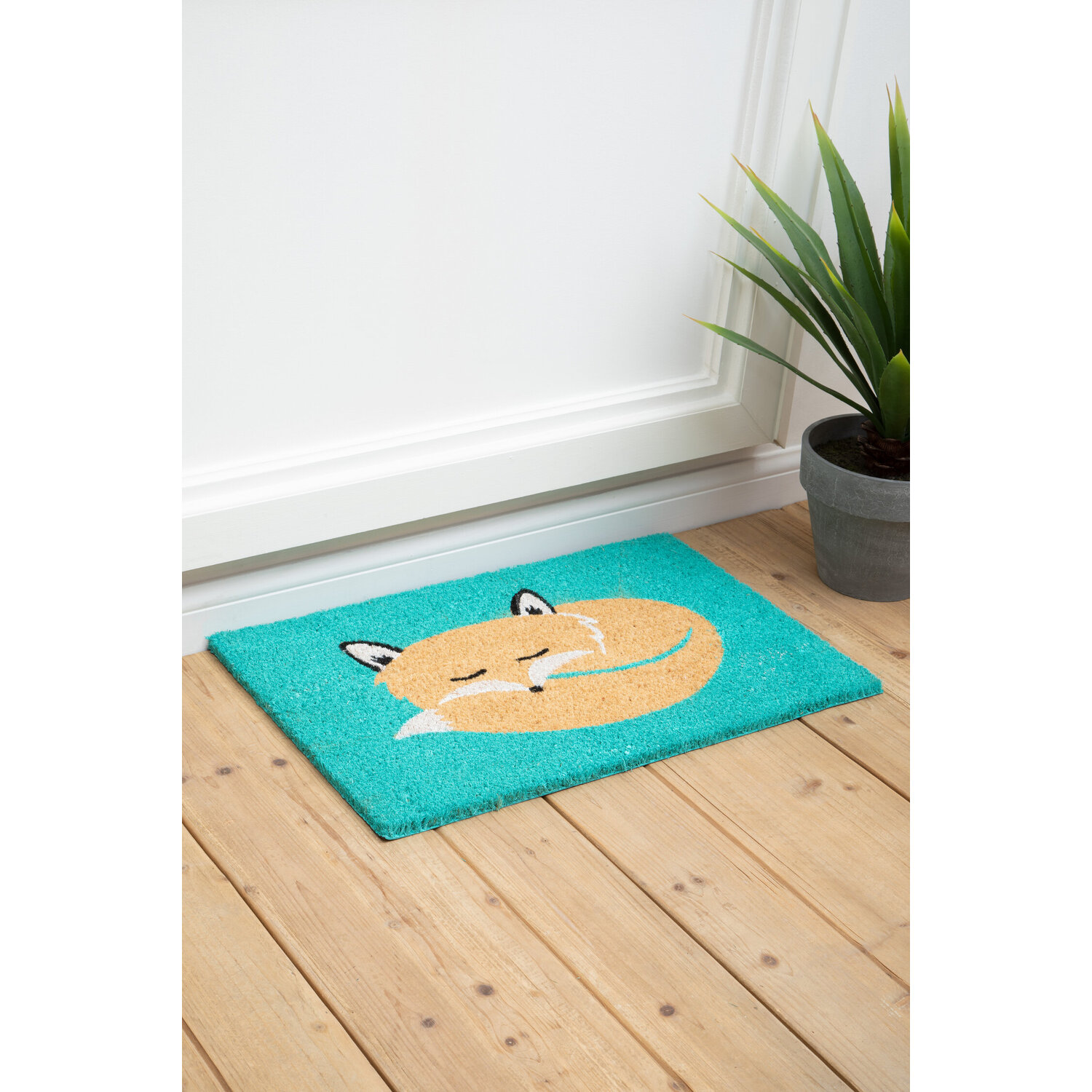 Orsina Coir Fox Doormat | Size: Medium