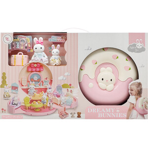 Dreamy Bunnies Doughnut Backpack Playset