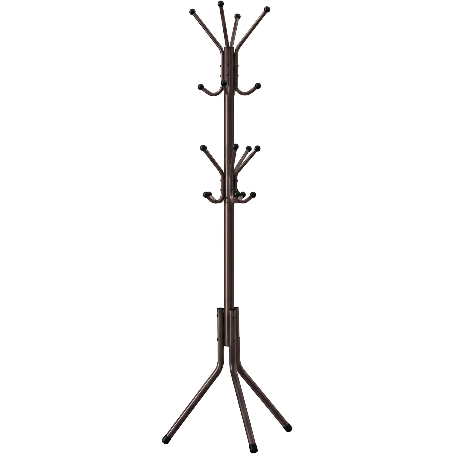 SONGMICS 175 cm Standing Hall Tree for Bedroom - Brown