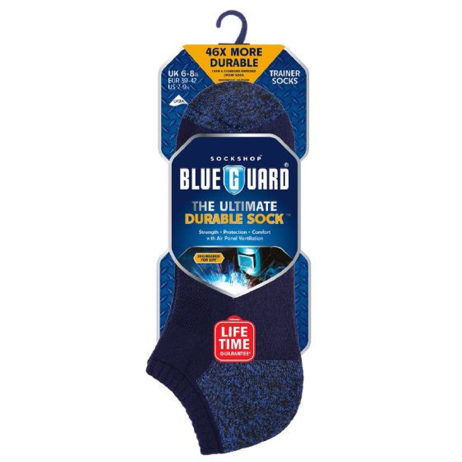 blueguard Mens Quarter Indestructible Work Socks