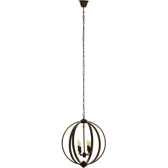 Censer Black Metallic Pendant Light