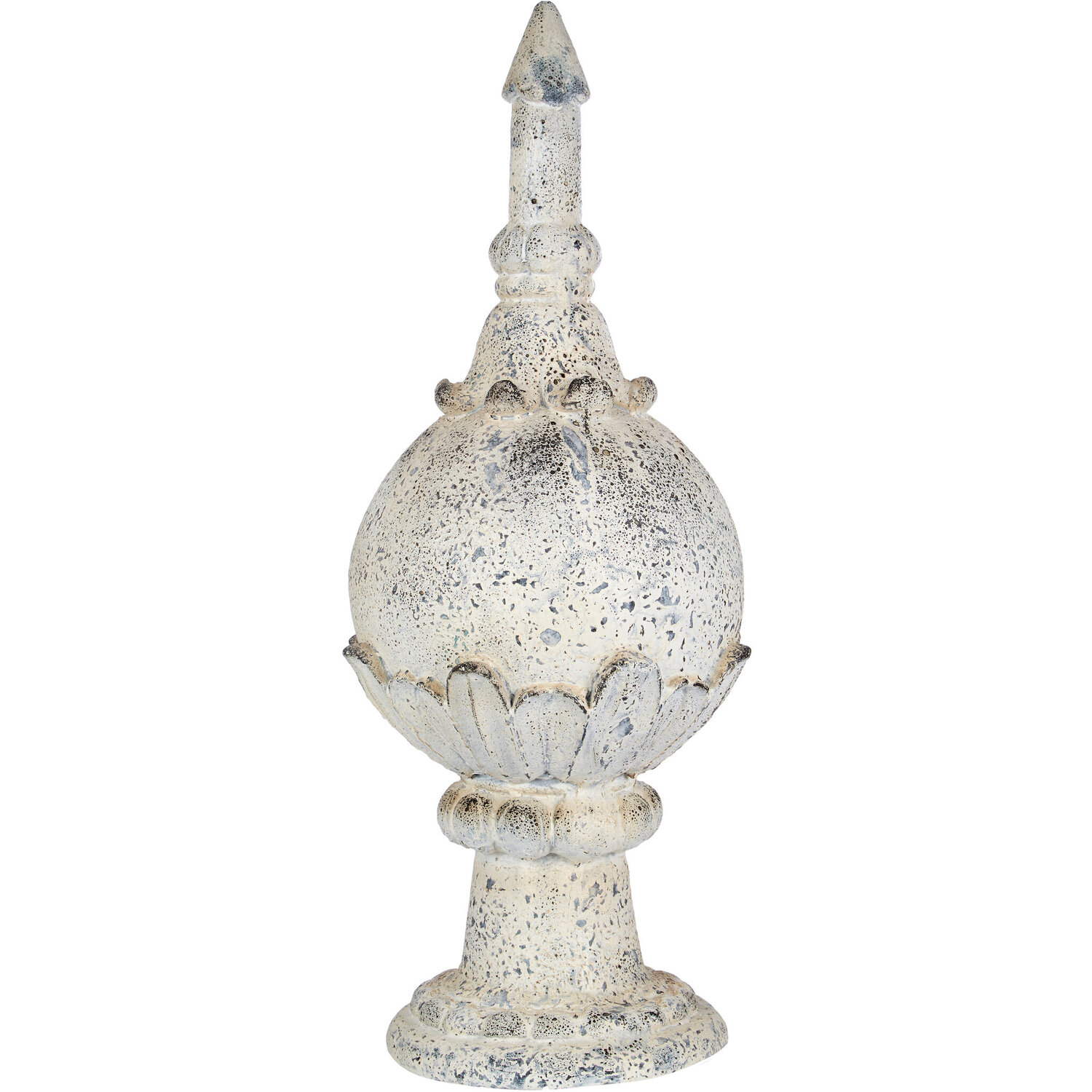 Orsina Plato Small Stone Effect Urn - White